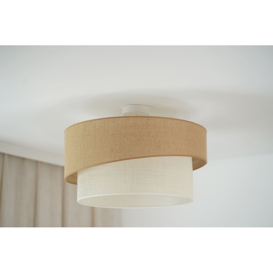 Brilagi - Żyrandol natynkowy SHINE 1xE27/15W/230V śr. 50 cm beżowy/kremowy