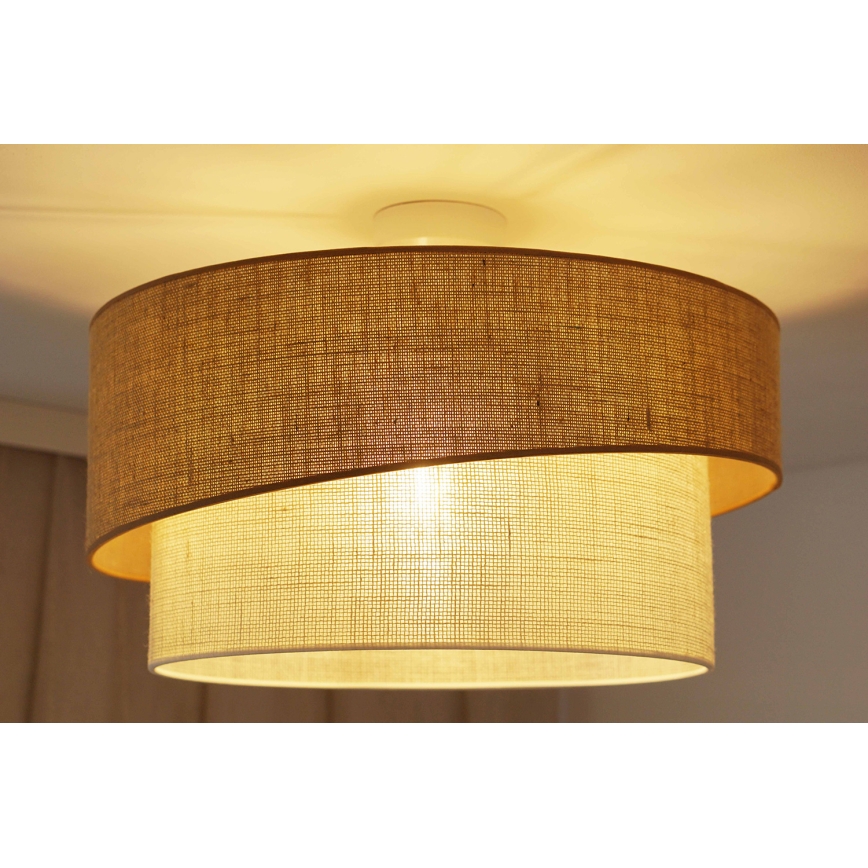 Brilagi - Żyrandol natynkowy SHINE 1xE27/15W/230V śr. 50 cm beżowy/kremowy
