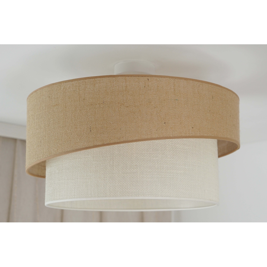 Brilagi - Żyrandol natynkowy SHINE 1xE27/15W/230V śr. 50 cm beżowy/kremowy