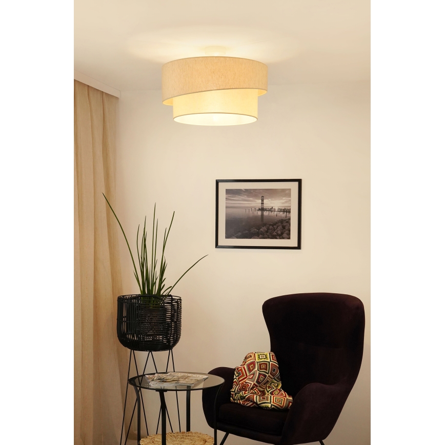 Brilagi - Żyrandol natynkowy SHINE 1xE27/15W/230V śr. 50 cm kremowy