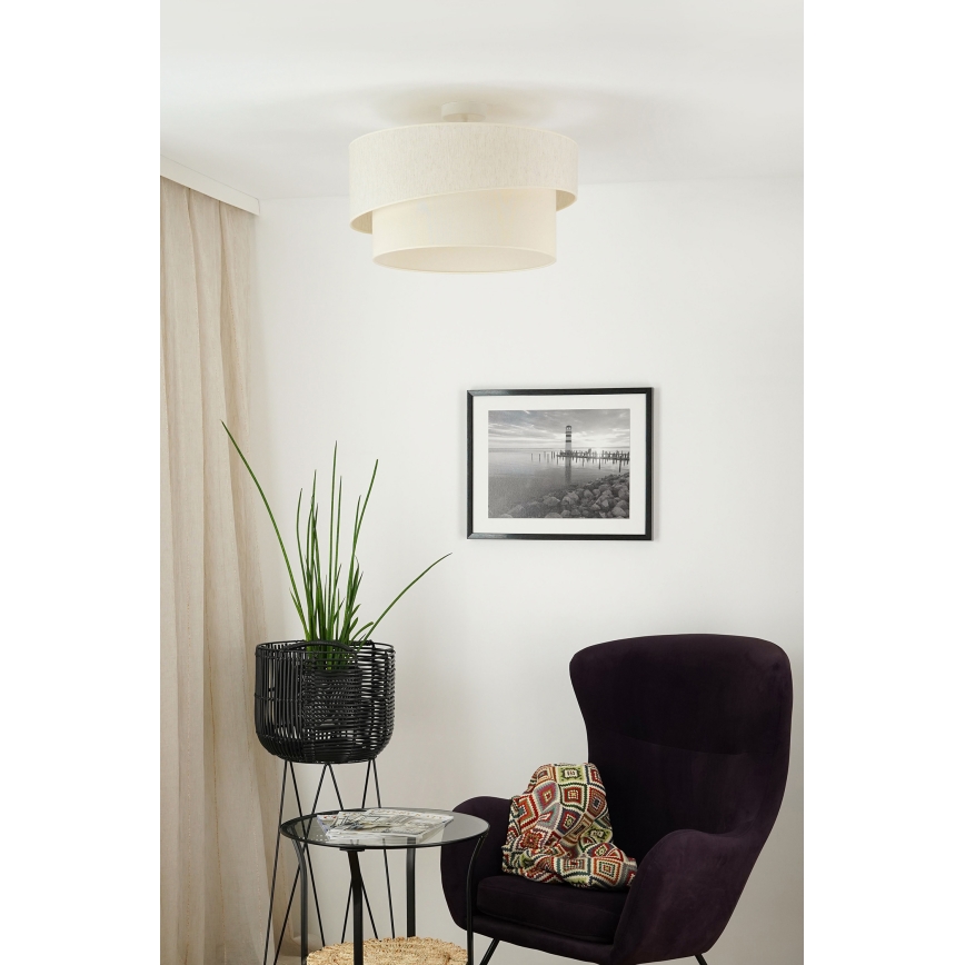 Brilagi - Żyrandol natynkowy SHINE 1xE27/15W/230V śr. 50 cm kremowy