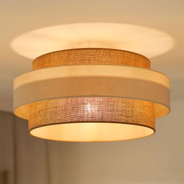 Brilagi - Żyrandol natynkowy SPACE LIGHT 1xE27/15W/230V śr. 50 cm beżowy/kremowy