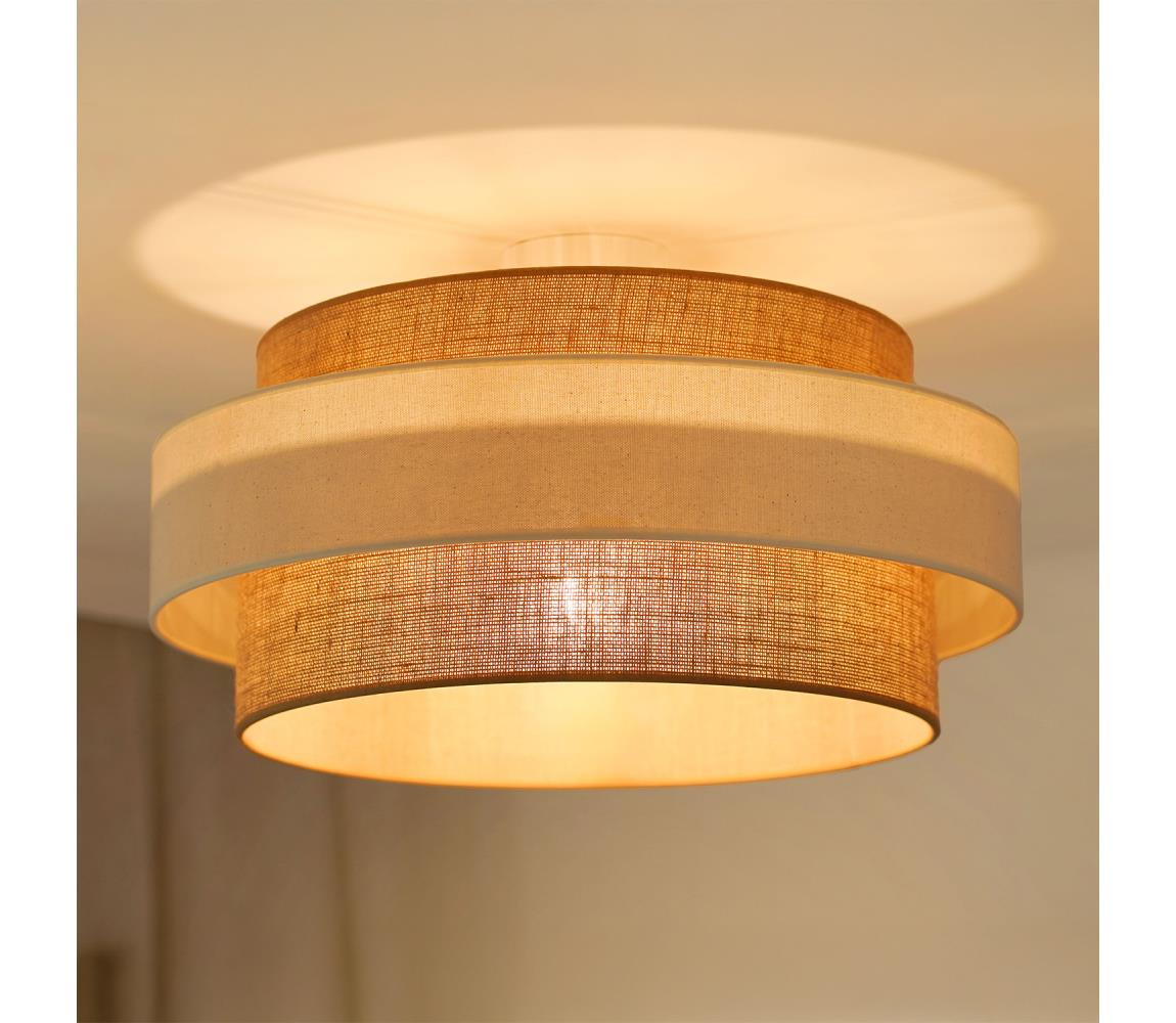 Brilagi - Żyrandol natynkowy SPACE LIGHT 1xE27/15W/230V śr. 50 cm beżowy/kremowy