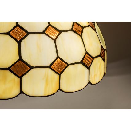 Brilagi - żyrandol witrażowy Tiffany na łańcuchu DORAN 2xE27/60W/230V