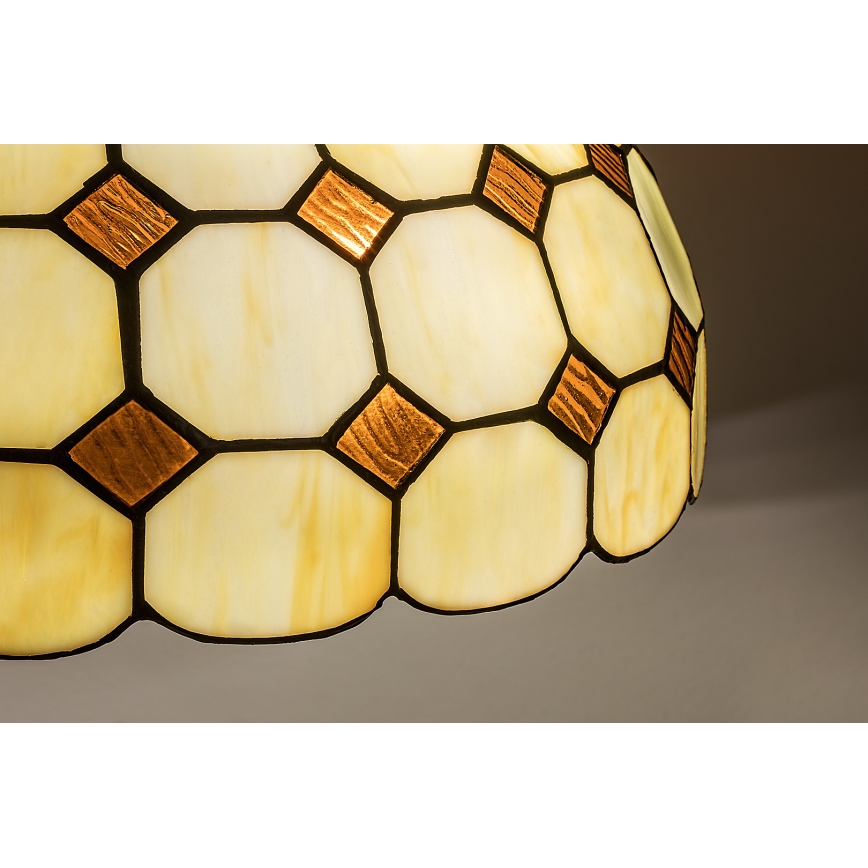 Brilagi - żyrandol witrażowy Tiffany na łańcuchu DORAN 2xE27/60W/230V