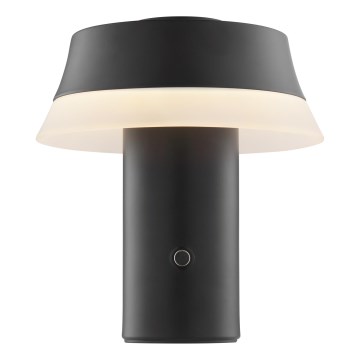 Brilliant - Dotykowa, ściemniana, ładowalna lampa stołowa KINICH LED/2,5W/5V 2700K 2600 mAh czarna