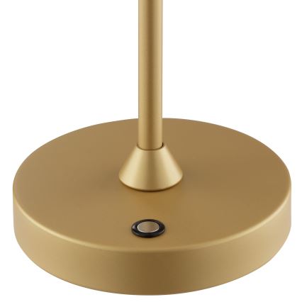 Brilliant - LED ściemnialna, ładowalna, dotykowa lampa stołowa do użytku zewnętrznego ELORA LED/2,5W/5V 2700K 2600 mAh IP44 złota