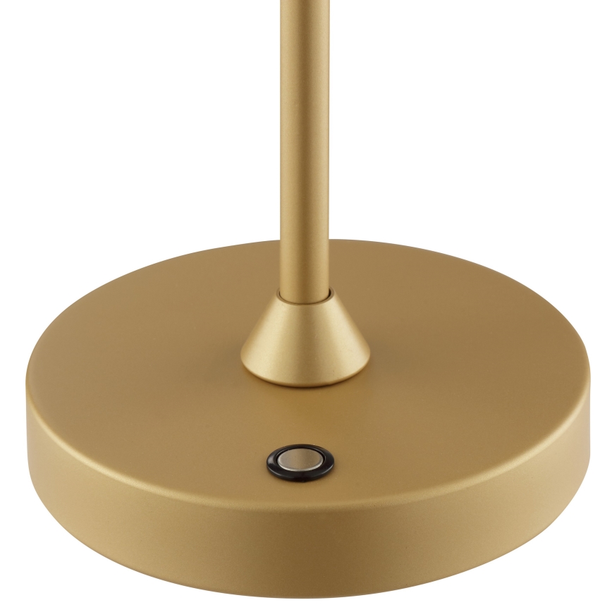 Brilliant - LED ściemnialna, ładowalna, dotykowa lampa stołowa do użytku zewnętrznego ELORA LED/2,5W/5V 2700K 2600 mAh IP44 złota