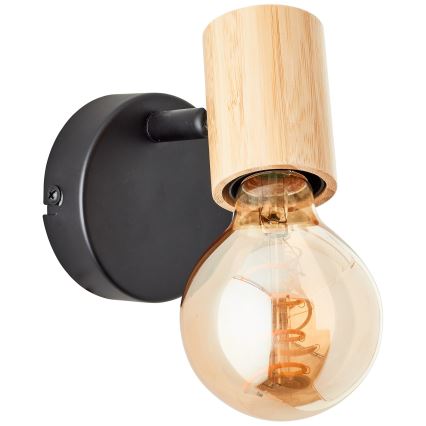 Brilliant - Kinkiet punktowy KERRY 1xE27/40W/230V bambusowy