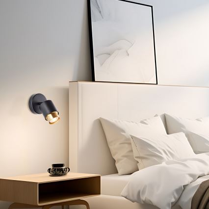 Brilliant - Kinkiet punktowy LED COVELO 1xGU10/5W/230V czarny/złoty