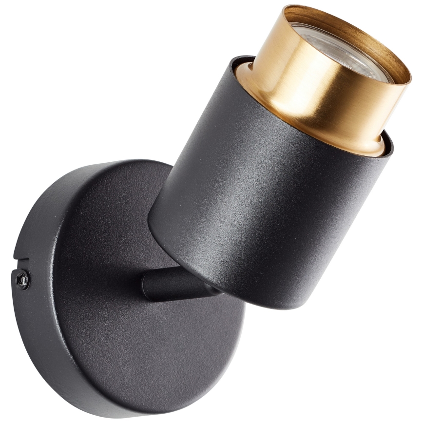Brilliant - Kinkiet punktowy LED COVELO 1xGU10/5W/230V czarny/złoty