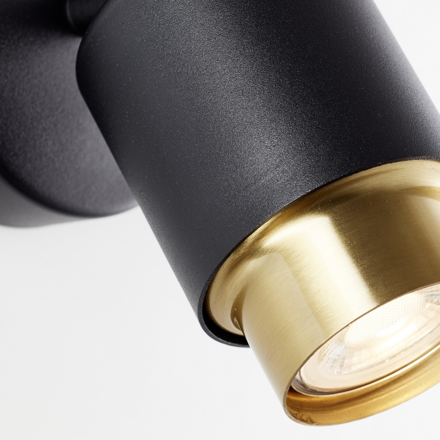 Brilliant - Kinkiet punktowy LED COVELO 1xGU10/5W/230V czarny/złoty