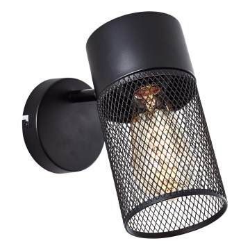 Brilliant - Kinkiet ścienny punktowy KAMOLO 1xE27/40W/230V czarny