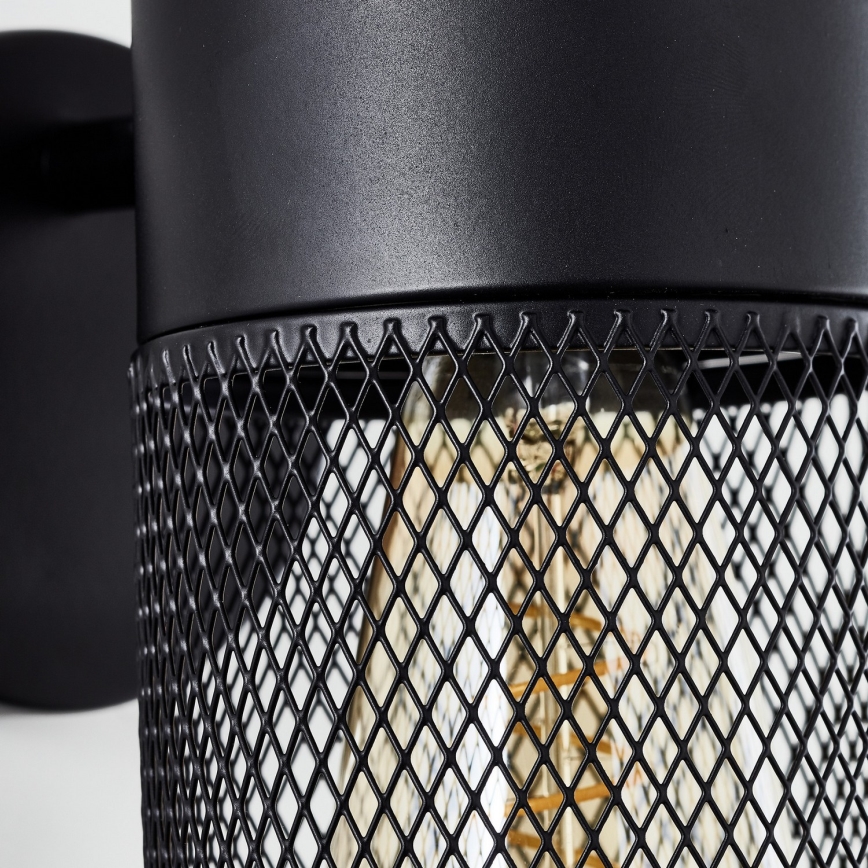 Brilliant - Kinkiet ścienny punktowy KAMOLO 1xE27/40W/230V czarny