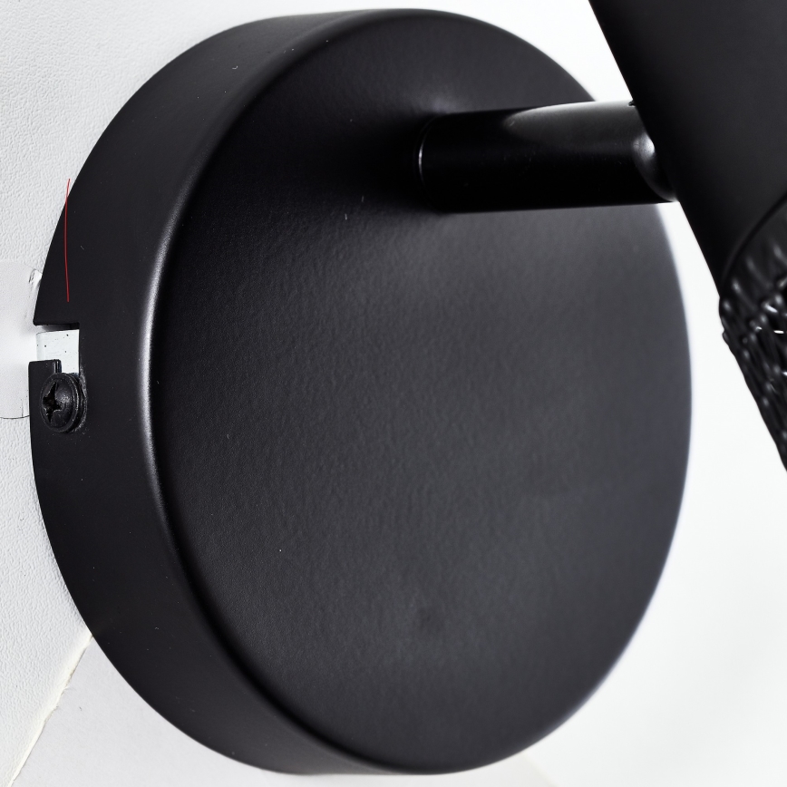 Brilliant - Kinkiet ścienny punktowy KAMOLO 1xE27/40W/230V czarny