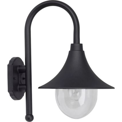 Brilliant - Kinkiet zewnętrzny BERNA 1xE27/60W/230V IP44 czarny