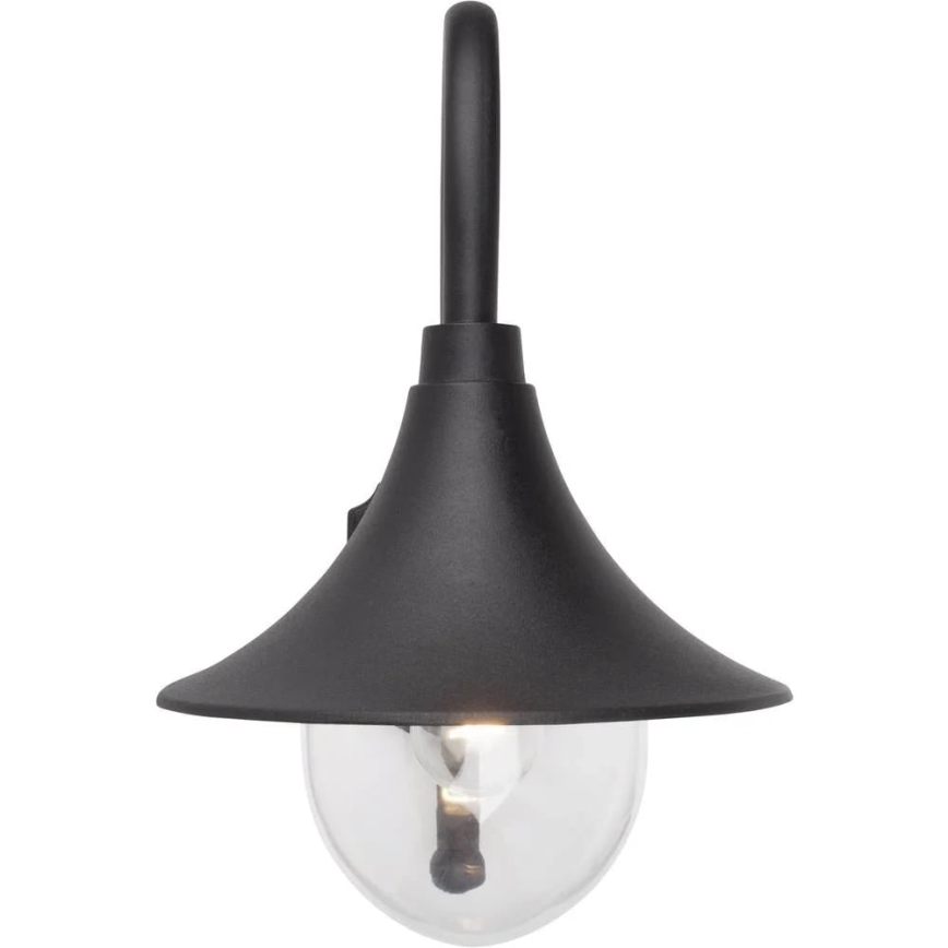 Brilliant - Kinkiet zewnętrzny BERNA 1xE27/60W/230V IP44 czarny