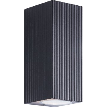 Brilliant - Kinkiet zewnętrzny JELANI 2xGU10/10W/230V IP44 czarny