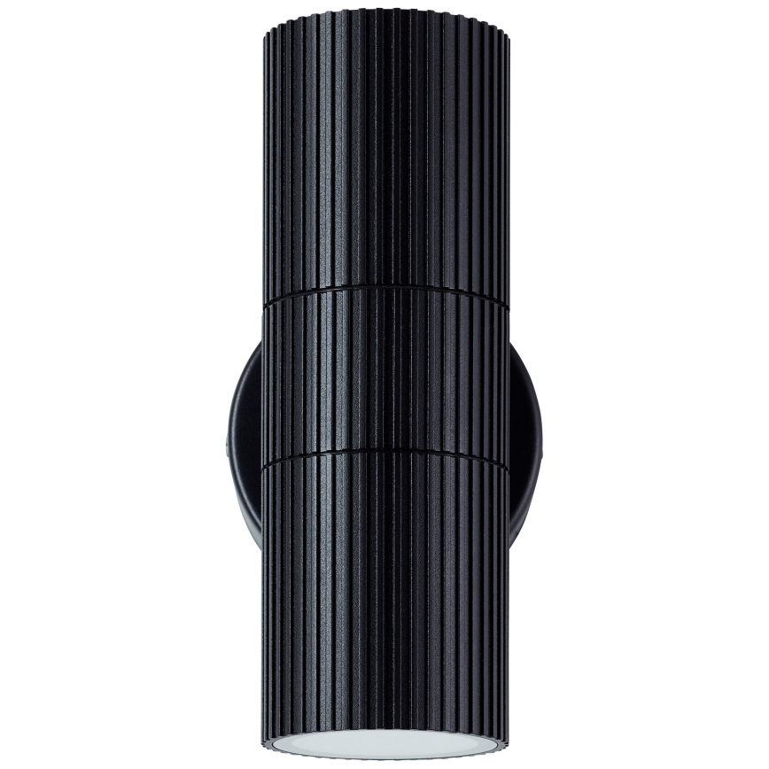 Brilliant - Kinkiet zewnętrzny KEOLA 2xGU10/10W/230V IP44 czarny