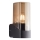Brilliant - Kinkiet zewnętrzny MINOU 1xE27/10W/230V IP44 czarny/dym