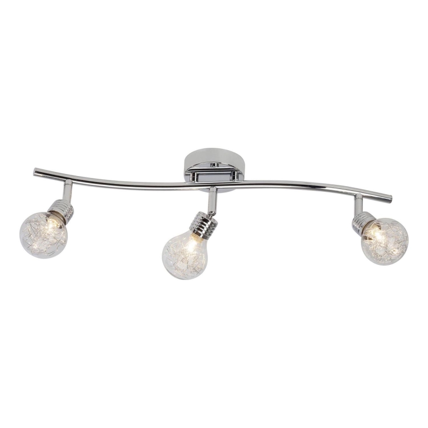 Brilliant - Lampa punktowa BULB 3xG9/28W/230V błyszczący chrom