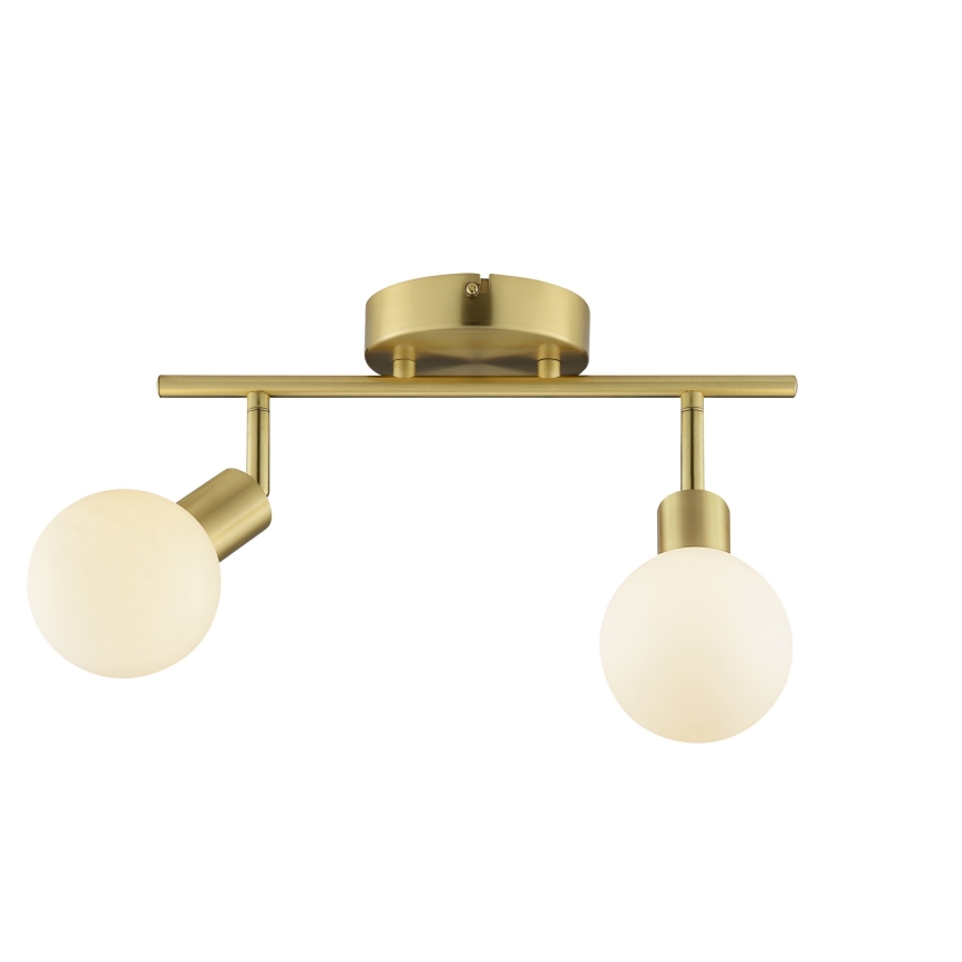 Brilliant - Lampa punktowa JORGE 2xG9/10W/230V mosiądz