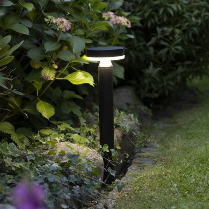 Brilliant - Lampa solarna LED z czujnikiem MAGUA LED/4W/3,7V 2000 mAh 50,2 cm IP44 czarna