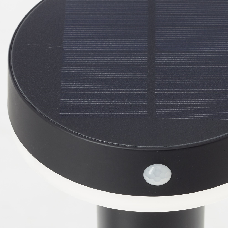 Brilliant - Lampa solarna LED z czujnikiem MAGUA LED/4W/3,7V 2000 mAh 50,2 cm IP44 czarna