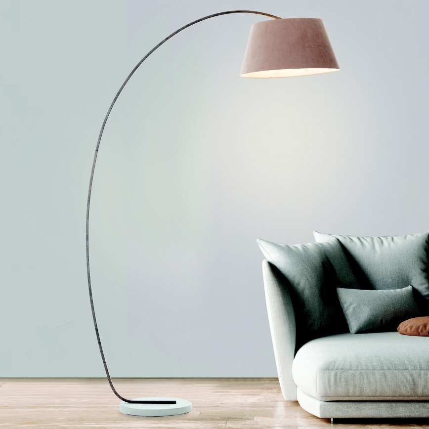 Brilliant - Lampa stojąca BROK 1xE27/60W/230V taupe