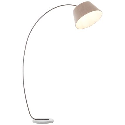 Brilliant - Lampa stojąca BROK 1xE27/60W/230V taupe