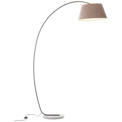 Brilliant - Lampa stojąca BROK 1xE27/60W/230V taupe