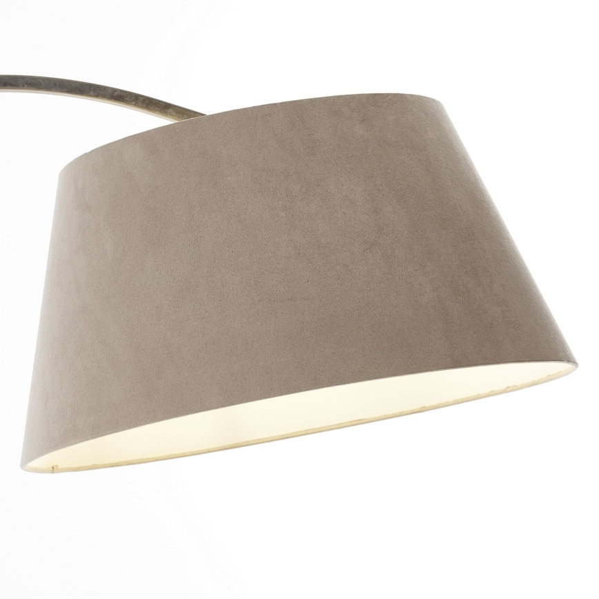 Brilliant - Lampa stojąca BROK 1xE27/60W/230V taupe