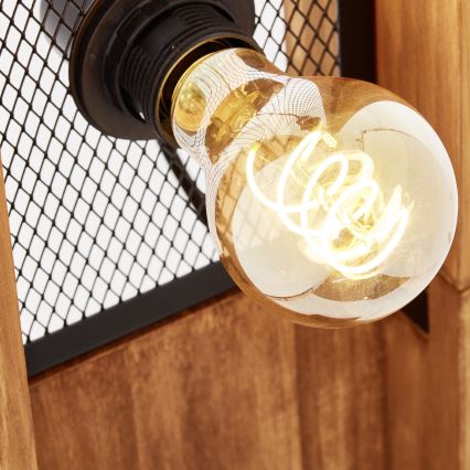 Brilliant - Lampa stojąca CALANDRA 4xE27/42W/230V sosna