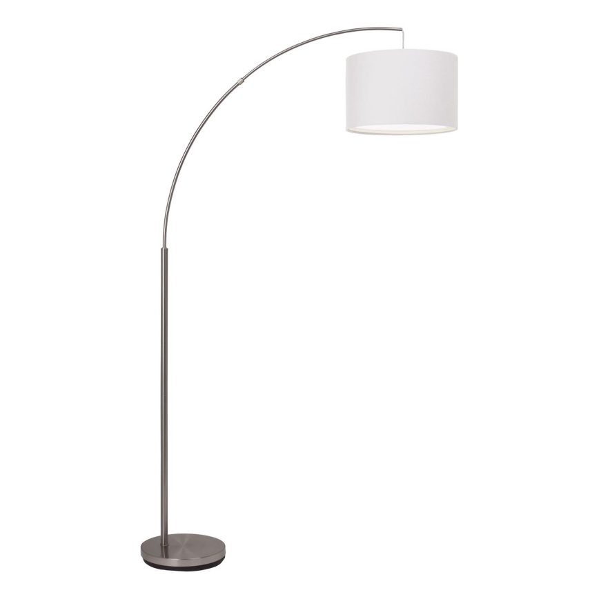 Brilliant - Lampa stojąca CLARIE 1xE27/60W/230V matowy chrom/biały