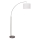Brilliant - Lampa stojąca CLARIE 1xE27/60W/230V matowy chrom/biały