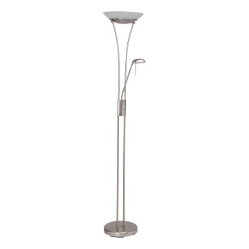 Brilliant - Lampa stojąca LED FINN ściemnialna 2xLED/13W/230V matowy chrom