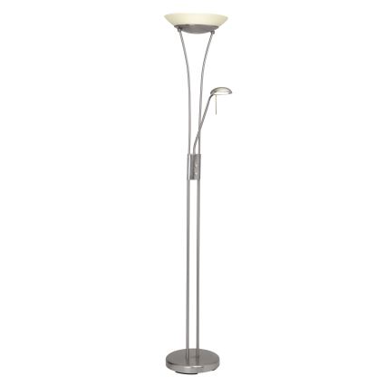 Brilliant - Lampa stojąca LED FINN ściemnialna 2xLED/13W/230V matowy chrom