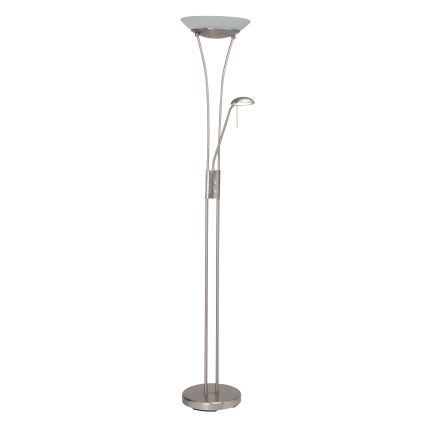 Brilliant - Lampa stojąca LED FINN ściemnialna 2xLED/13W/230V matowy chrom