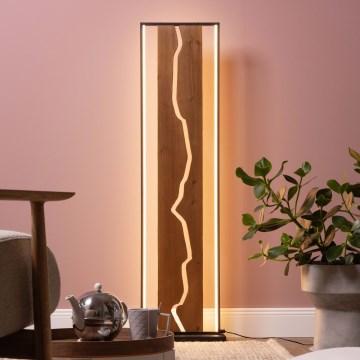 Brilliant - Lampa stojąca LED THUNDER LED/18W/230V sosna