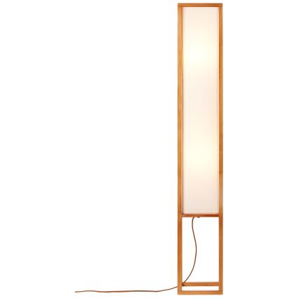 Brilliant - Lampa stojąca SEASIDE 2xE27/40W/230V biała/brązowa