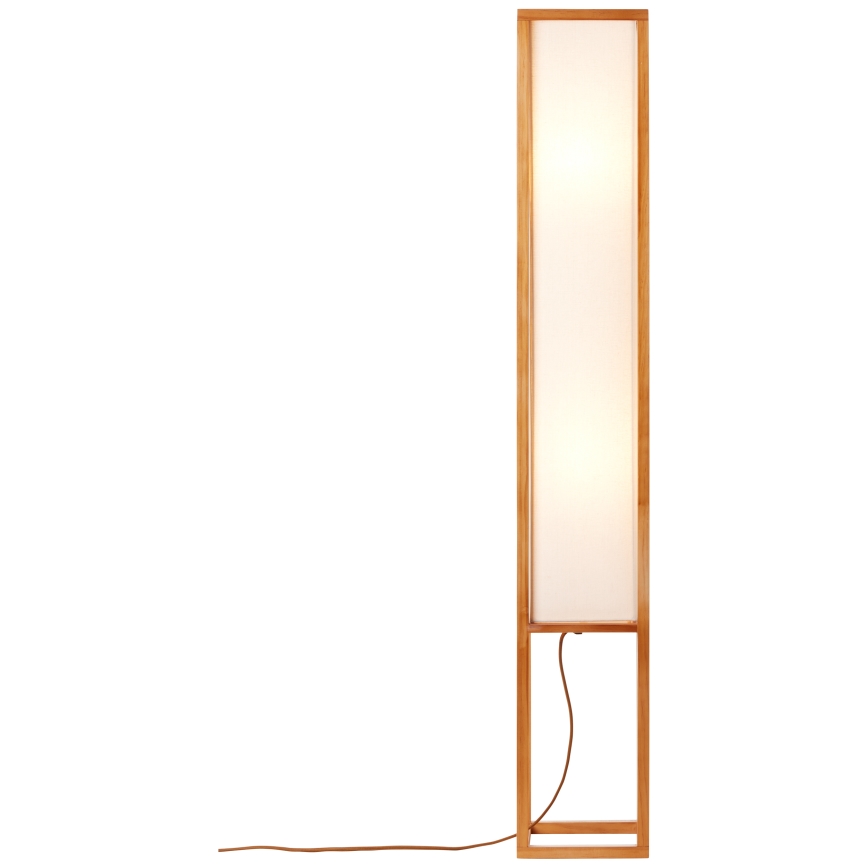 Brilliant - Lampa stojąca SEASIDE 2xE27/40W/230V biała/brązowa