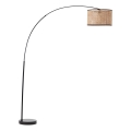Brilliant - Lampa stojąca WILEY 1xE27/60W/230V czarna/beżowa