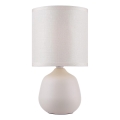 Brilliant - Lampa stołowa AUREA 1xE14/20W/230V biała