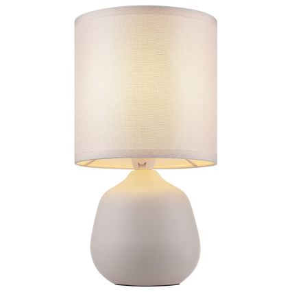 Brilliant - Lampa stołowa AUREA 1xE14/20W/230V biała