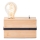 Brilliant - Lampa stołowa BENNY 1xE27/40W/230V bambus