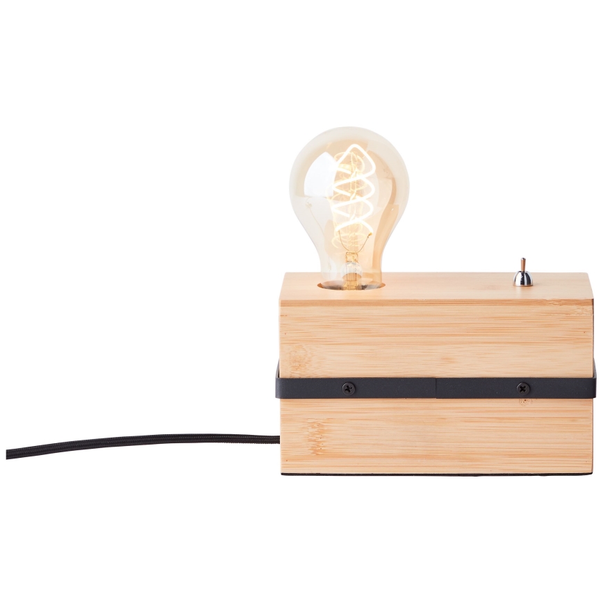 Brilliant - Lampa stołowa BENNY 1xE27/40W/230V bambus