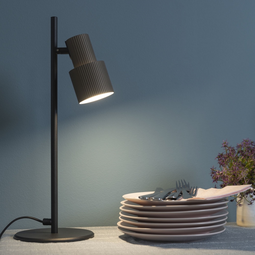 Brilliant - Lampa stołowa CADIZ 1xGU10/10W/230V brąz