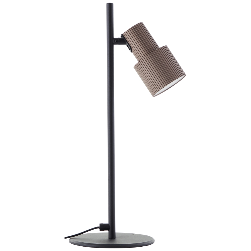 Brilliant - Lampa stołowa CADIZ 1xGU10/10W/230V brąz