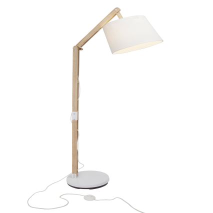 Brilliant - Lampa stołowa CARLYN 1xE27/60W/230V beżowy/biały