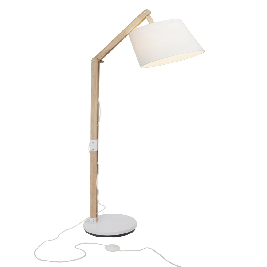 Brilliant - Lampa stołowa CARLYN 1xE27/60W/230V beżowy/biały